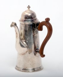 Queen Anne Style Silver Chocolate Pot