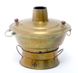 Mongolian Brass Hot Pot Shin Sul Ro Steamer