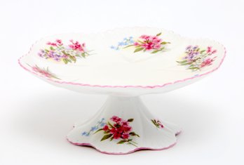 Shelly England Hand Painted Pedestal Dish