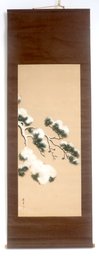 Japanese Painted Hanging Scroll