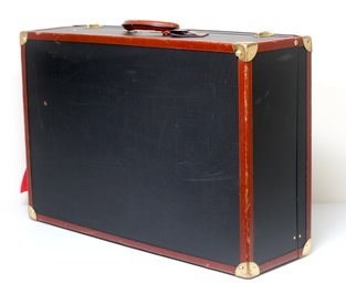 Bottega Veneta Leather Trunk Suitcase