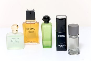 Cologne And Perfume Including Chanel, Hermes And Armani
