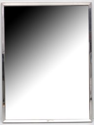 Polished Nickel Large Mirror