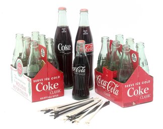 Collection Of Classic Coca-cola Bottles