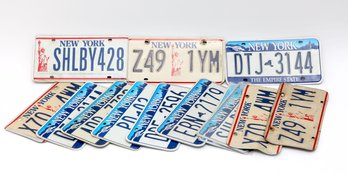 16 Assorted NYS License Plates
