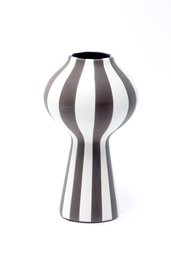 Johnathan Adler Striped Brown Vase