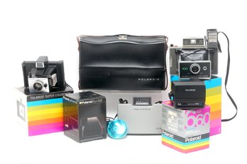 Lot Of 5 Polaroid Cameras
