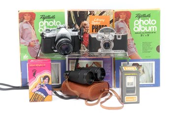 Vintage 35mm Cameras And Accessories