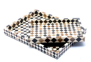 2 Mosaic Trays