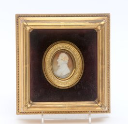 Cameo In Gold Painted Frame