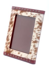 Lazy Susan Brand Leather And Cowhide Frame