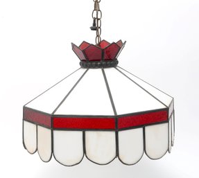 Red And White Chandelier