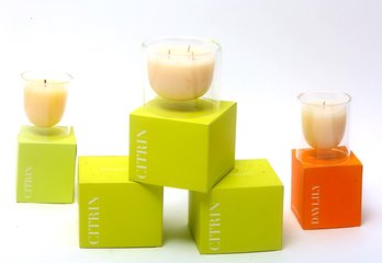 5 Apothecary Guild Scented Candles In Glass