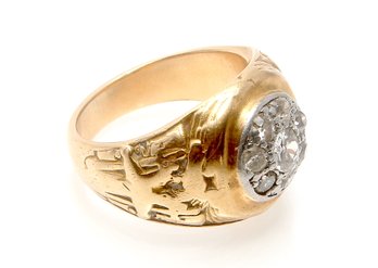 Tiffany And Co 14k Saphire Ring