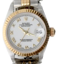 Womens Rolex Two Tone Datejust Watch