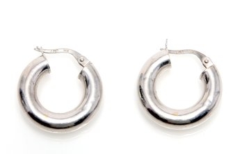 14k White Gold Earrings