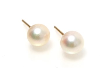 Pearl Stud Earrings