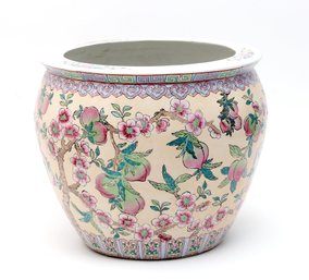 Large Chinese Porcelain Jardiniere