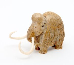 Russian Carved Mammoth Bone Figurine