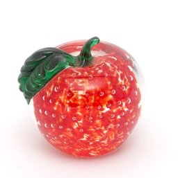 Lenox Crystal Apple Paper Weight