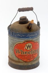 Wheeling Corrugating Company Oil Can