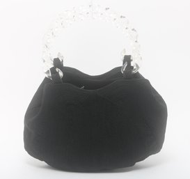 Pe-ree Black Silk Purse