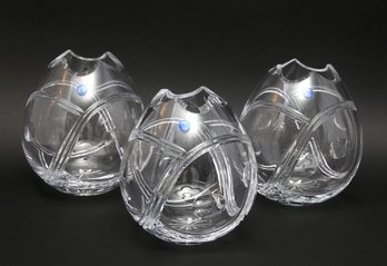 Crystal Centerpiece Vases