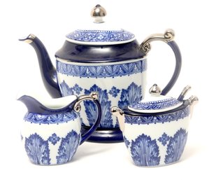 Bombay 3 Pc Ceramic Tea Set