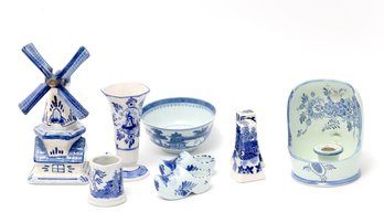 Collection Of Blue And White Porcelain Treasures