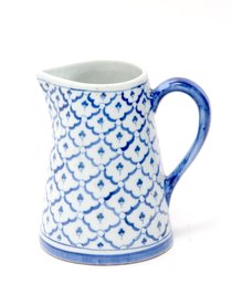 Blue And White Porcelain Pitcher