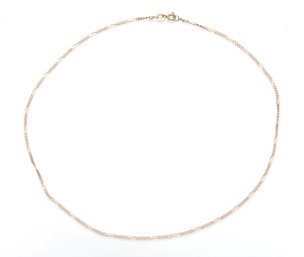 14k  Gold Figaro Necklace