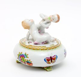 Herend Porcelain Bon Bon Trinket Box