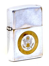 Zippo Lighter/seal Of The President Of The United States (silver)
