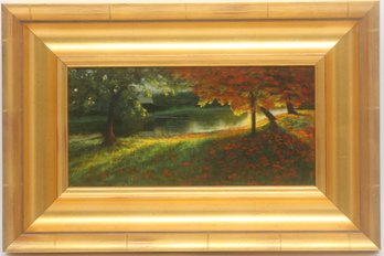 Enid V. Hatton  'Autumn Light'  Oil On Canvas