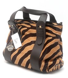 Christian Louboutin Zebra Pattern Large Handbag