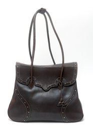 Deborah Lewis Brown Leather Handbag