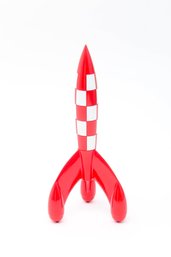 Rocket By Tin Tin/herge Moulinsart  ( 11.5' H X 5' H)