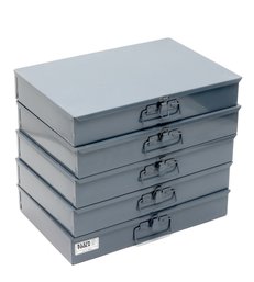 5 Metal Storage Boxes