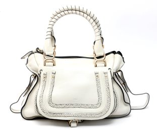 Chloe White Leather Handbag