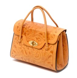 Gaitan Hand Tooled Leather Handbag