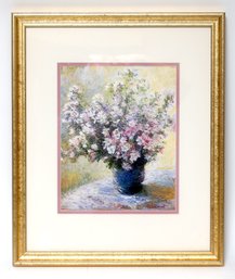 Framed 'Vase Of Flowers' Framed Art  By Claude Monet