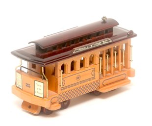 Wooden Powell & Hyde Sts. San Francisco Municipal Musical Train Car