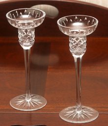 Pair Of Crystal Candleholder