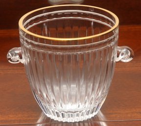 Marquis By Waterford Crystal Gold Trim Hanover Ice Bucket