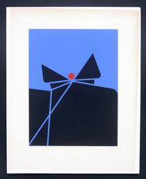 Graphic Art/red Sun/signedprint