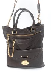 Brown Leather JPK  Paris Shoulder Bag