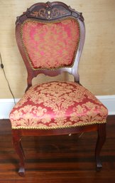 French Louis XV Style Mahogany Side Chair