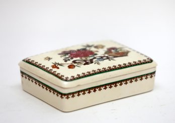 Wedgwood Porcelain Covered Trinket Box