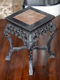 Chinese Marble Top Side Table