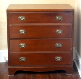 Mahogany 4 Drawer Chest